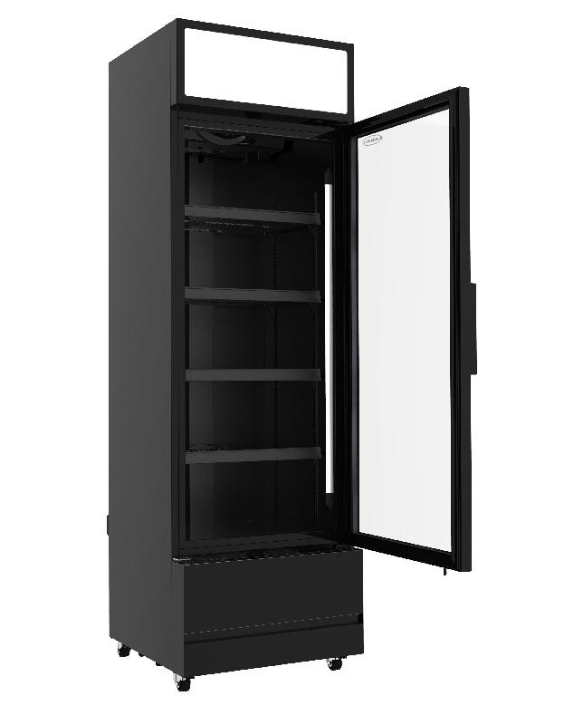 Réfrigérateur porte en verre fcu-370 bl l610 7455.2104 COMBISTEEL_2