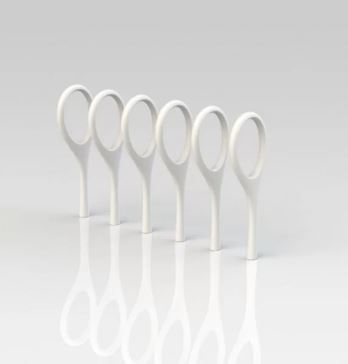 Support vélos en béton 10 kg - Pin - 34 x 5 x 90 cm - Ciment Green Seal_2