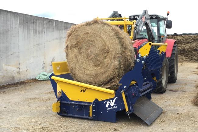 De250 kp dérouleuse pailleuse - warzée sa - balles jusqu'à 160 cm et 800 kg_2
