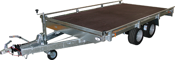 Remorque roues dessous - 3,45 X 1,85 M - 2500 KG - ÉRDÉ XR342 PL_2