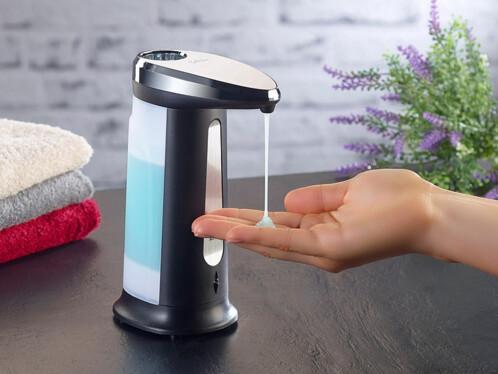 Distributeurs de savon automatiques 400 ml avec capteur infrarouge et design chromé - Carlo Milano_2