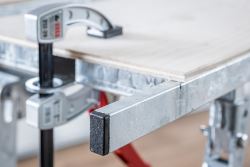 Table de sciage - Structure en acier galvanisé - Plan de travail en bois contreplaqué - 700 x 1780 mm - Charge admissible 200 kg_2