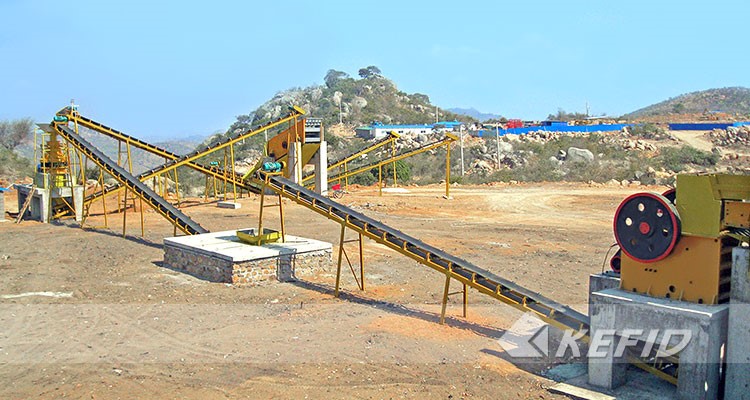 Concasseur primaire et secondaire pour travaux de concassage de pierre_2