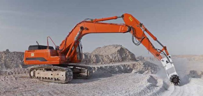 Fraise hydraulique à double tambour, offrant une productivité accrue et une précision maximale- Simex TF 2100_2