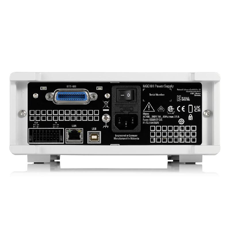 NGC103-G | Alimentation à découpage 3 voies, 32 V / 3 A, 100 W avec interfaces Ethernet, USB et GPIB - Rohde & Schwarz_2