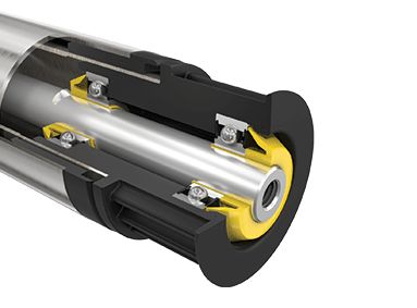 Série 3870 - Rouleaux motorisés Interroll - Vitesse de convoyage max. 0,5 m/s - Accouplement par friction et construction robuste_2