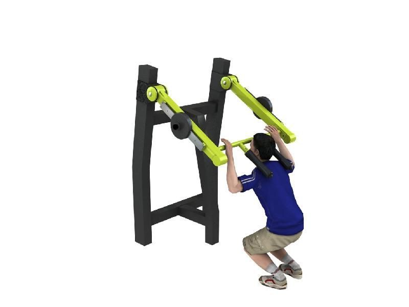 Squat Press avec poids sécurisés avec poids sécurisés - Gamme Lest_2