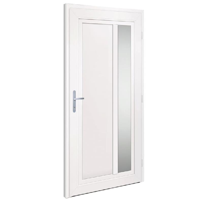 Vidaxl porte d'entrée anthracite 108x208 cm pvc 3157105_2