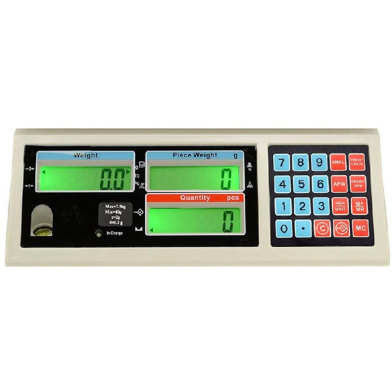 Balance compteuse électronique - 7,5 kg x 0,5 g - fonctions mémoire, tare et conversion g/oz_2