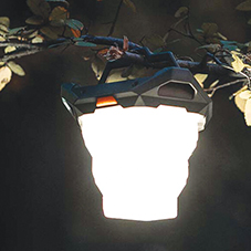 Lanterne LED rétractable - Lumière blanche et rouge - Jusqu'à 1000 lm - Rechargeable par USB - 1003BG_2