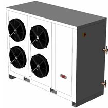 Machine à glace écailles MAJA RVH 9000 LT - Version split avec groupes frigorifiques séparés - Production 9000 kg/24h_2