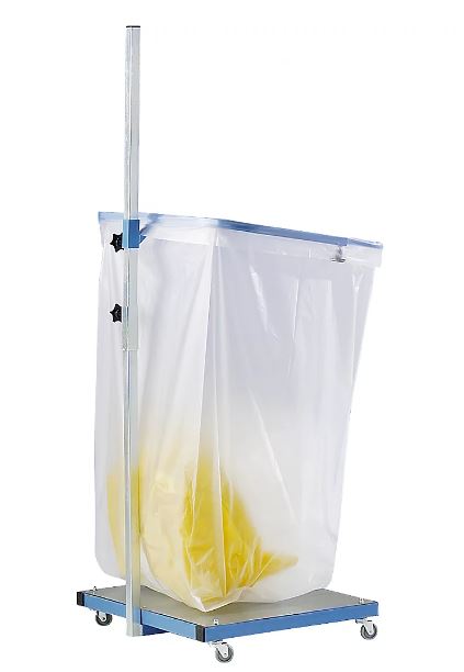 Sac-poubelle FIRST à plis latéraux 500L - PE basse densité - Transparent - Réf.: 722605 49_2