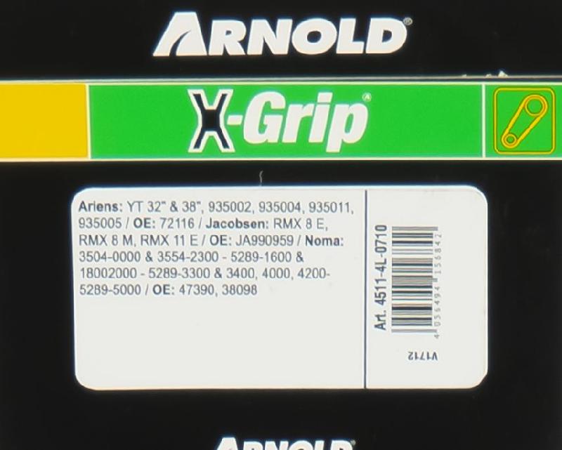 Courroie trapézoïdale X-Grip V - type 4L710_2