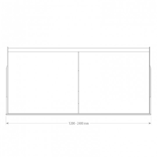 Godet standard pour chargeur avant - polyvalent, robuste, largeur 1m40 à 2m40 - volumes de 0.45 m3 à 0.77 m3_2