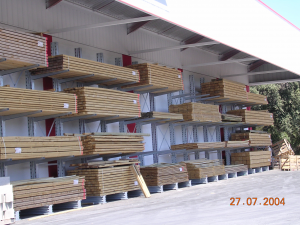 Rayonnage cantilever lourd - stockage charges longues et lourdes - simple ou double face, jusqu'à 3,5 tonnes par colonne_2