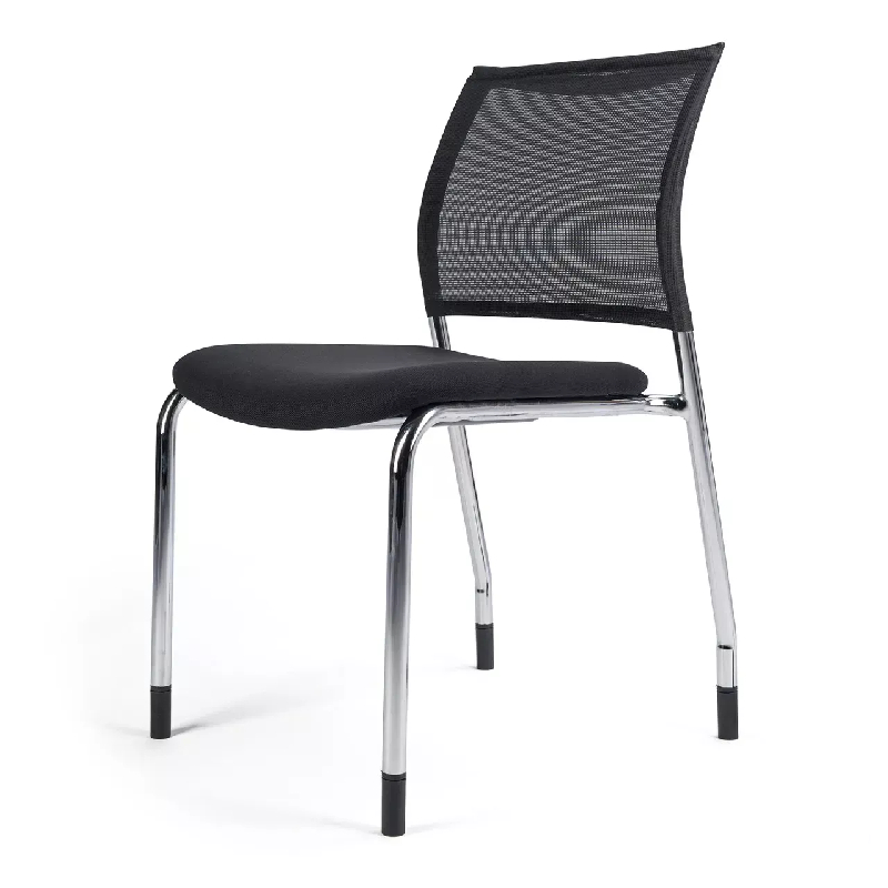 Chaise empilable sur patins ou roulettes So Trévise - Z65, Patins, Tissu_2