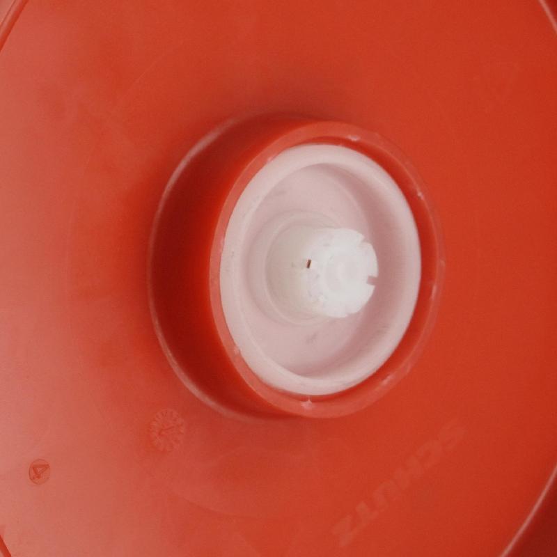 Couvercle Schütz Ø225 rouge agréé UN + bonde 2