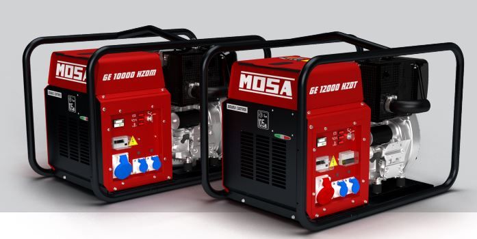 Groupe électrogène diesel Ge 12000 HZDT Mosa - Hatz 1D90 - 50 Hz - 12 kVA triphasé_2