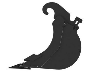 Godet d'excavation-mini-pelle - caterpillar finance france - 700 mm (28 in) - poids 66 kg_2