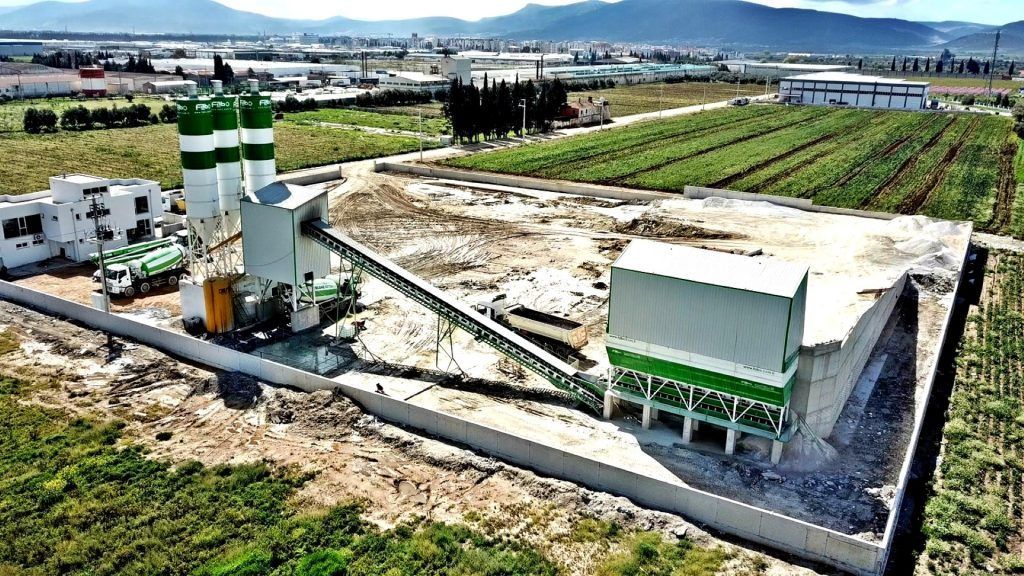 Powermix-200 centrale à béton fixe Fabo - capacité 200 m3/h - mélangeur double arbre 6 m3_2