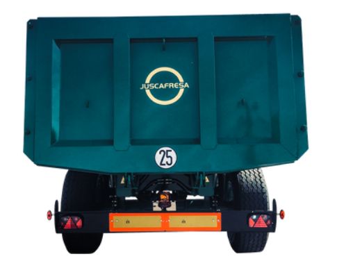 Vomv remorques agricoles bennes Juscafresa - capacité 13,82 m3 - robustesse et déchargement optimisé_2