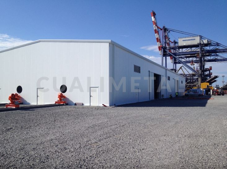 Entrepôt modulaire gamme Ecorapid - structure métallique préfabriquée pour chantiers, dépôts ou centres de production - Cualimetal_2