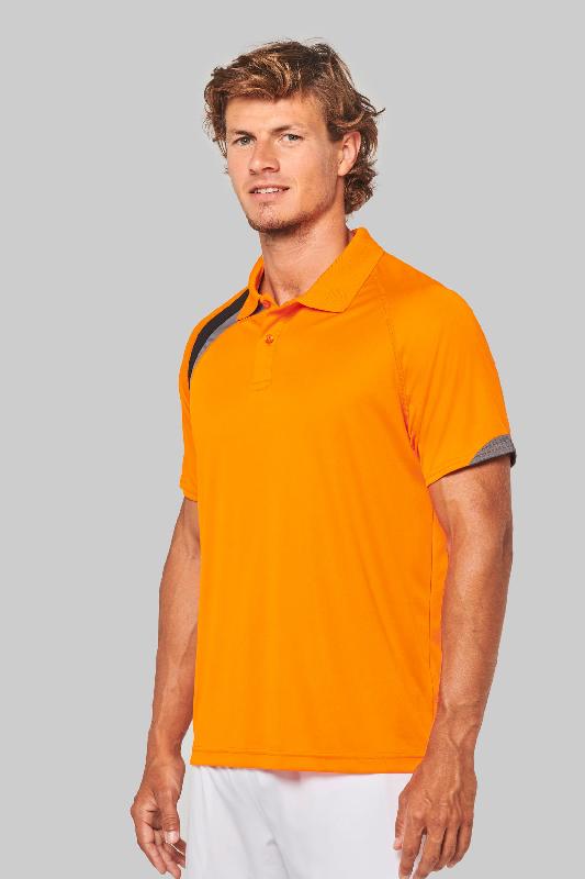 Polo de sport manches courtes unisexe - 100% polyester - Réf: PA457 - Marque: PROACT_2
