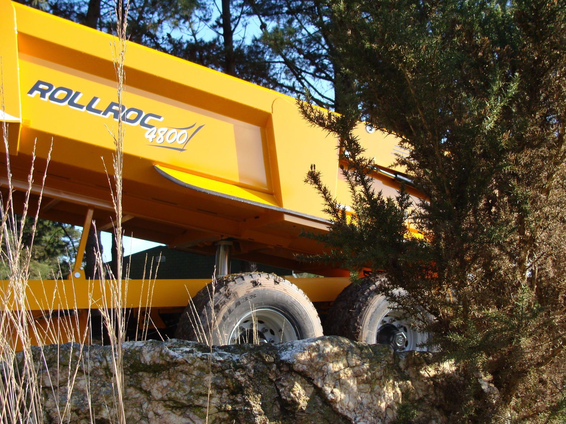 Rollroc 4800 équipée d’un balancier à axe déporté