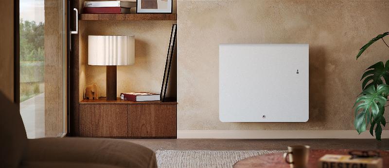 Radiateur chaleur douce connecté Equateur 5 Horizontal 1250W Blanc mat - Thermor - 428389_2