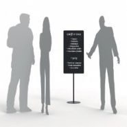 421-097 - Porte-visuel de comptoir effet ardoisine - Etic Création - Hauteur 159 cm_2