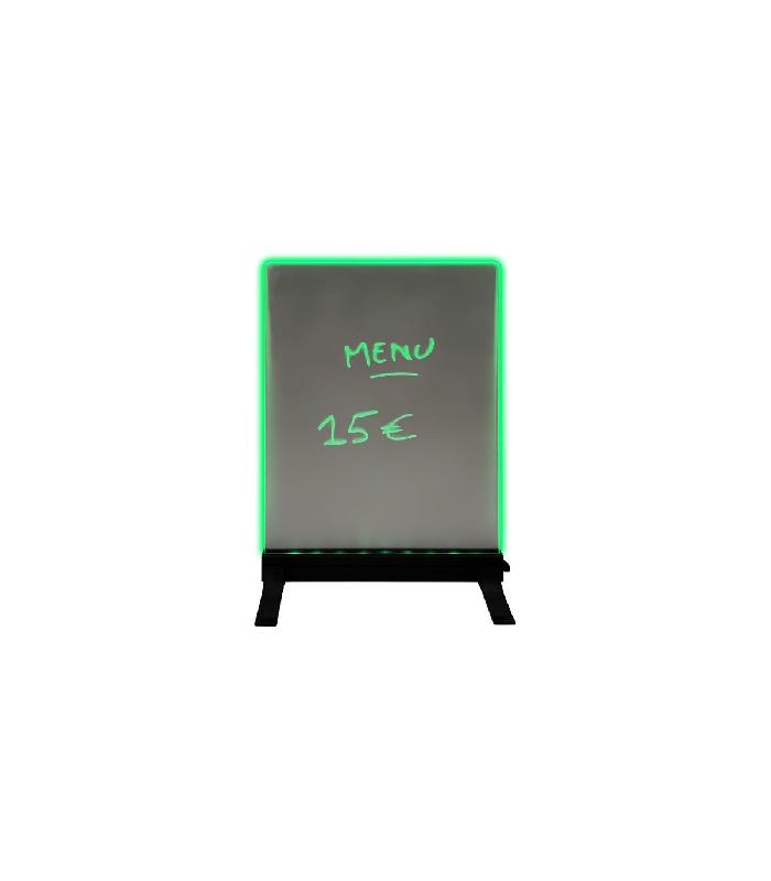 Ardoise multicolore LED - Dimensions 42 x 30 cm - Référence : BO-TAB-B3T_2