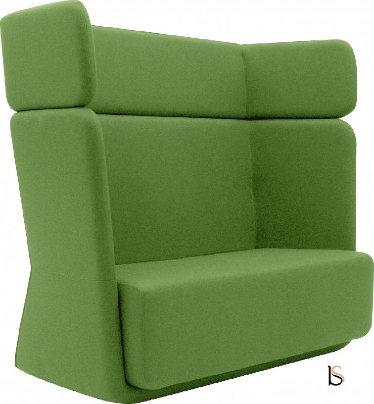 Canapé Softline Basket- 2 places - Feld vert 848, Haut_2