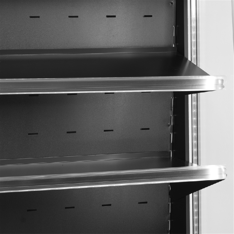 Façade ouverte basse 640mm Profondeur 640mm ODC60 BLACK TEFCOLD_2
