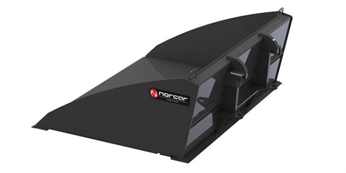 Godet niveleur Norcar - largeur 120 cm - volume 300 litres - Tranchant 500 HB_2