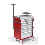 Chariot d'urgence personnalisable pour usage médical