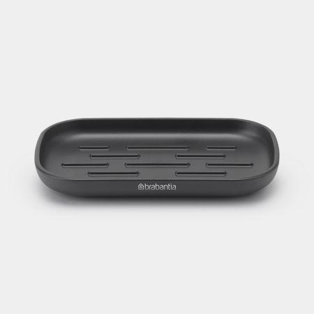 Porte-savon ReNew - Dark Grey - Plastique - Rainuré pour garder le savon sec - Pieds antidérapants_2