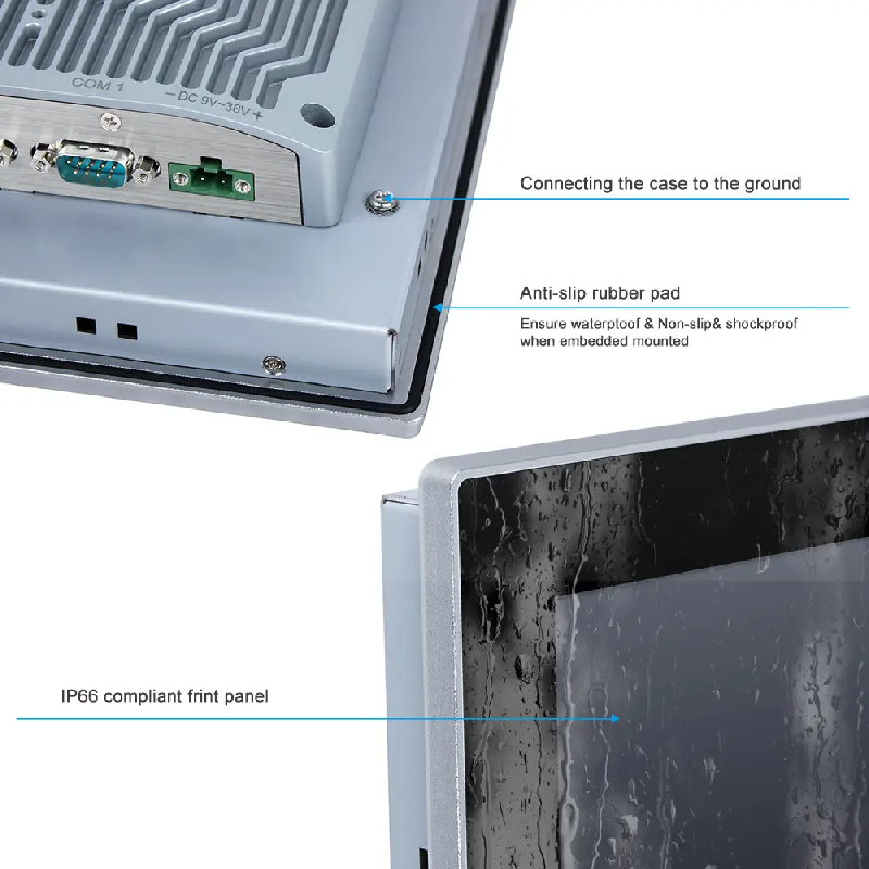 Panel PC industriel fanless 12.1