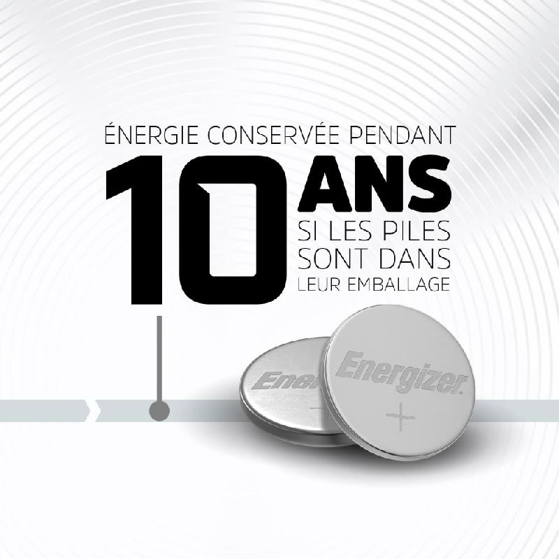 Lot de 2 piles bouton CR2032/DL2032 - 3V - ENERGIZER - lithium - 240mAh_2