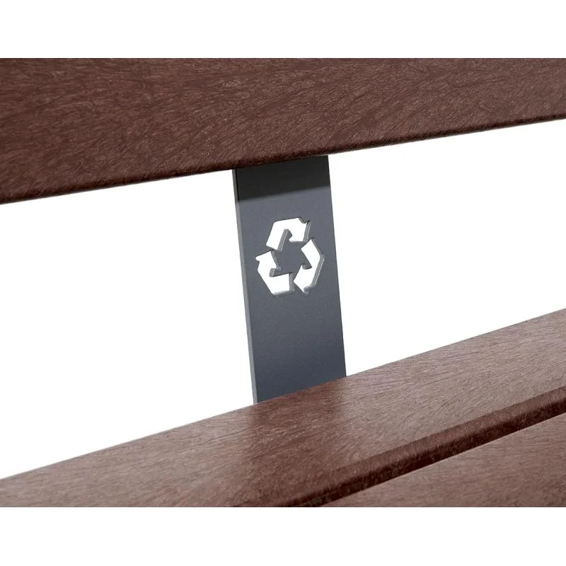 Banc plastique recyclé Silaos®5 lames_2