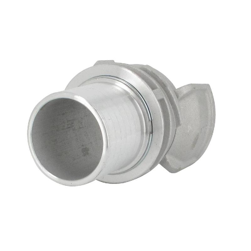 Demi-raccord symétrique avec verrou - DN 50 mm - Embout annelé Ø 55 mm - Alu_2