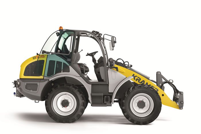 Mini-chargeuse Kramer 8105 - 5,5 tonnes - 100 ch - Cabine panoramique et traction optimisée_2