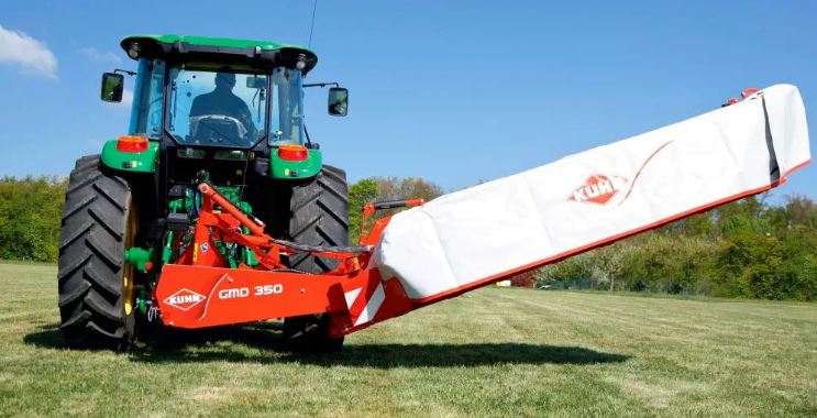 Faucheuse à disques KUHN GMD 240 - largeur de coupe 2,40 m - relevage hydraulique - 6 disques_2