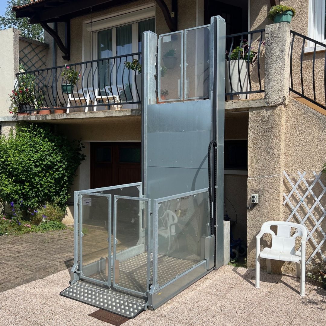 Élévateur robuste pour personne à mobilité réduite - STRATEGOS - charge 400kg - élévation jusqu'à 3m_2