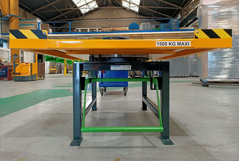 Plateau tournant simple mécanique 1500kg – 360°_2