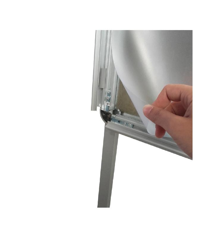 Chevalet aluminium extérieur - Simple face, 120 cm x 65 cm - Référence : BCS-10_2