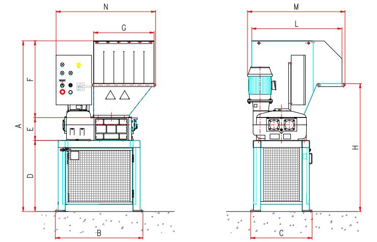 F 15 - Broyeurs de déchets organiques industriels - SatrindTech France - 11 à 15 kW/HP - Compact et performant_2