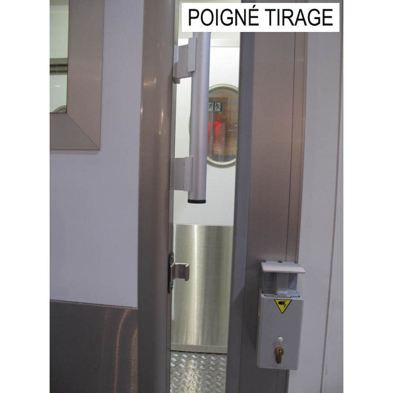Paladium - Porte de chambre froide coulissante semi-isotherme 900x2000 mm - Droite - Somafracl_2