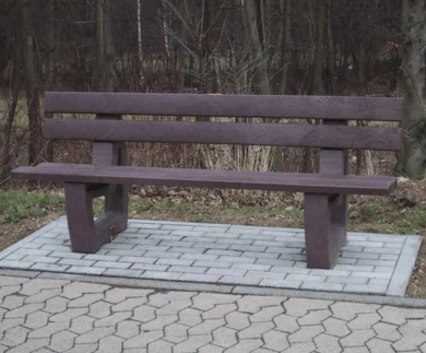 Banc ROBUSTO 2 en plastique recyclé_2