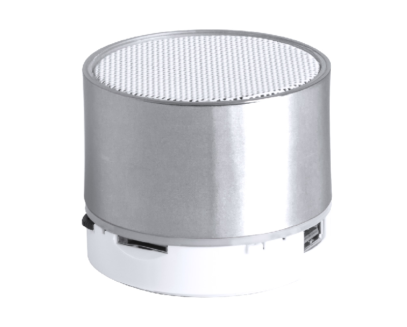 Enceinte Bluetooth - Boîtier en plastique - Pile rechargeable intégrée - Fonction mains libres, radio et lecteur micro SD - Gravure lumineuse avec LED_2