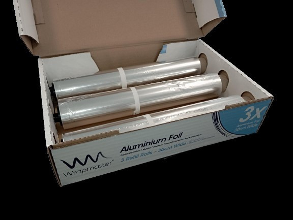 Albal bobine aluminium 30cmx90m pour wrapmaster 3000 carton de 3 bobines_2